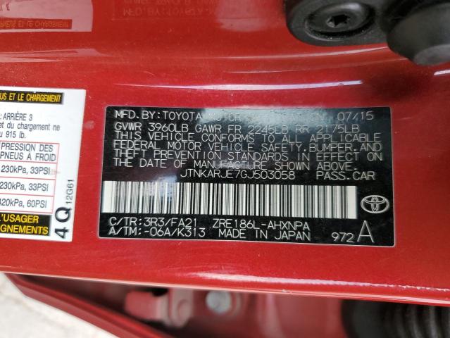 2016 TOYOTA SCION IM - JTNKARJE7GJ503058