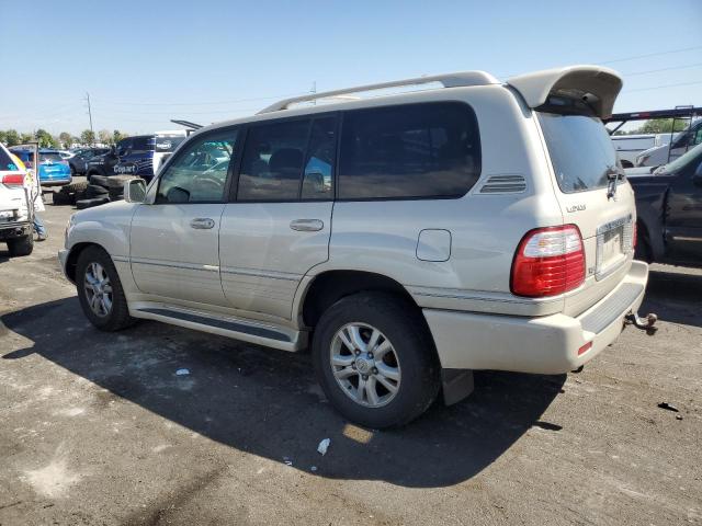 LEXUS LX 470 2004 white 4dr spor gas JTJHT00W843544262 photo #3