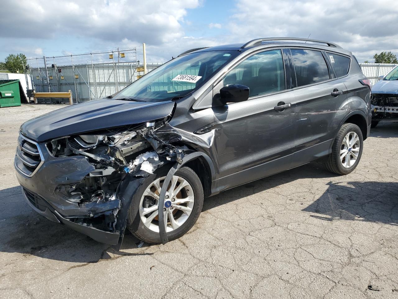 Lot #2943056819 2018 FORD ESCAPE SE