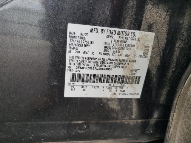 2020 FORD EDGE SE - 2FMPK3G97LBA53601