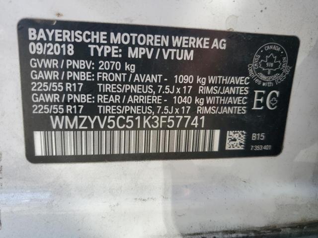 2019 MINI COOPER COU - WMZYV5C51K3F57741