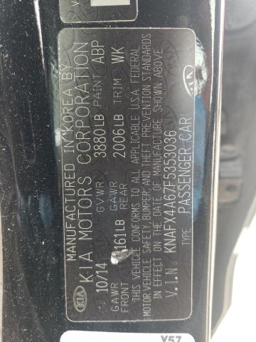 2015 KIA FORTE LX - KNAFX4A67F5353036
