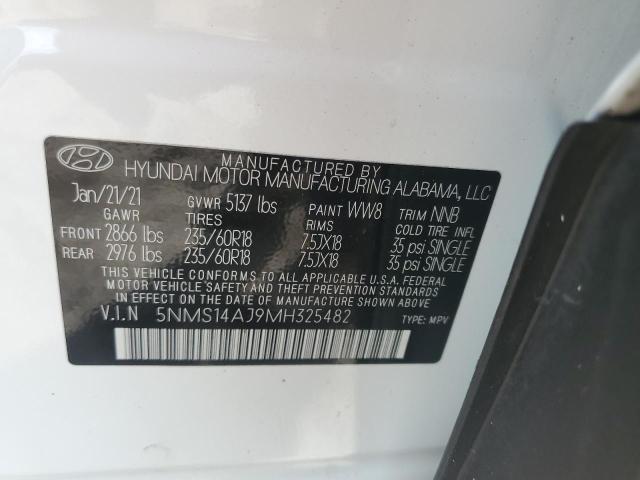 2021 HYUNDAI SANTA FE S - 5NMS14AJ9MH325482