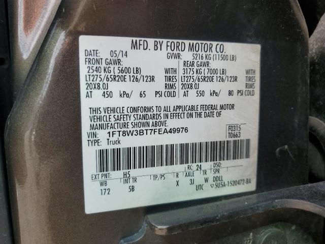 2015 FORD F350 SUPER 1FT8W3BT7FEA49976  71362444