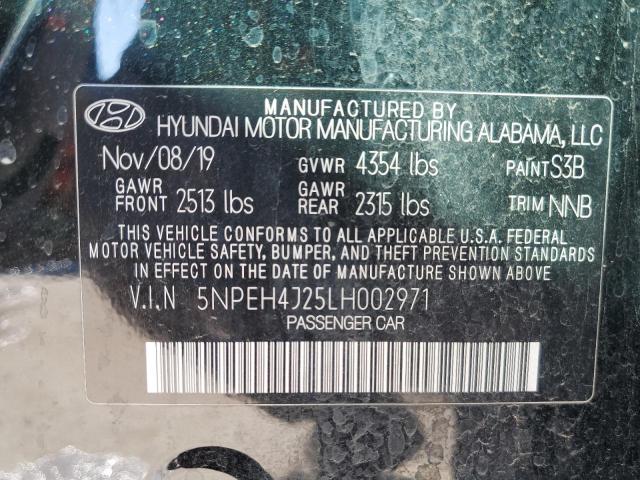 2020 HYUNDAI SONATA LIM - 5NPEH4J25LH002971