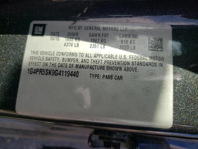 2016 BUICK VERANO CON 1G4PR5SK9G4119440