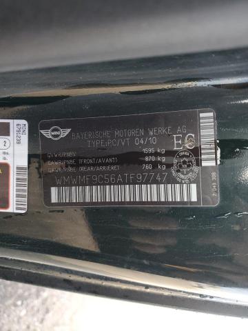 2010 MINI COOPER SPO - WMWMF9C56ATF97747