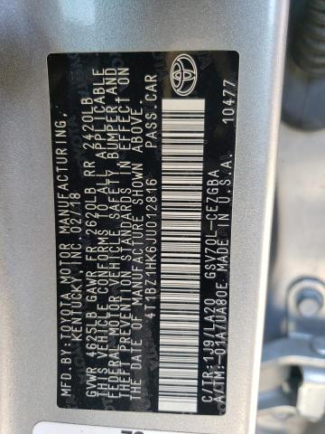 VIN 4T1BZ1HK6JU012816 2018 Toyota Camry, Xse no.13