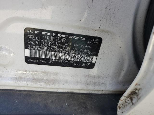 2018 MITSUBISHI OUTLANDER - JA4AR4AW0JU017356