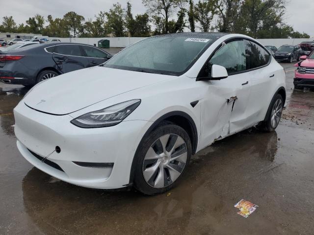 TESLA MODEL Y 2022 white  electric 7SAYGDEEXNF400511 photo #1