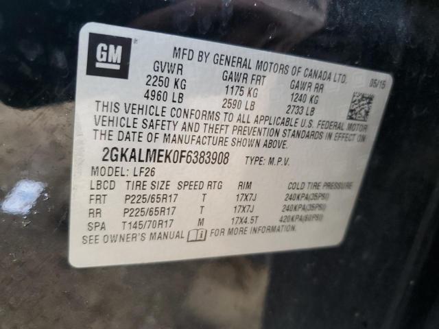 2015 GMC TERRAIN SL - 2GKALMEK0F6383908