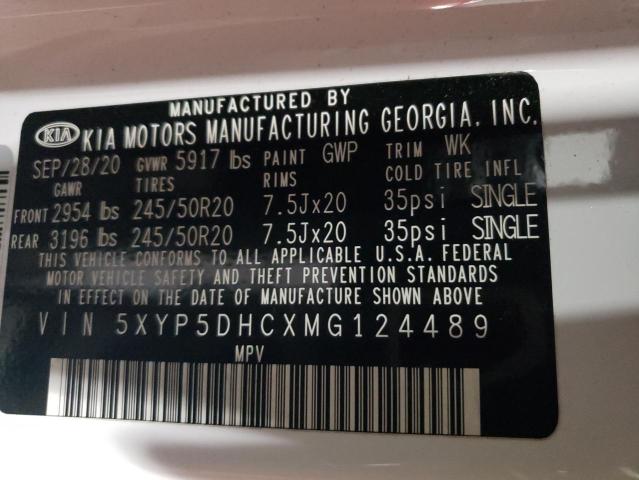 2021 KIA TELLURIDE - 5XYP5DHCXMG124489