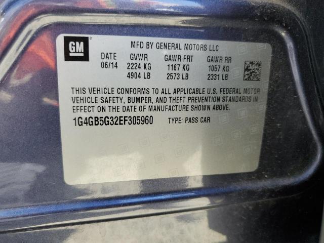 VIN 1G4GB5G32EF305960 2014 Buick Lacrosse no.13