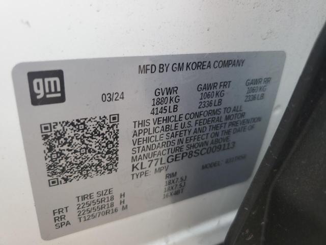 2025 CHEVROLET TRAX 1RS - KL77LGEP8SC009113