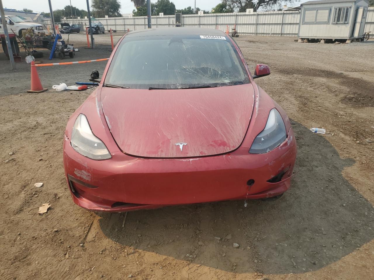 Lot #2989383623 2023 TESLA MODEL 3