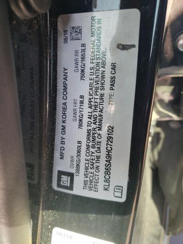 2017 CHEVROLET SPARK LS - KL8CB6SA9HC729102