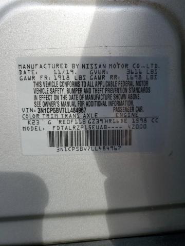 2020 NISSAN KICKS S - 3N1CP5BV7LL484967