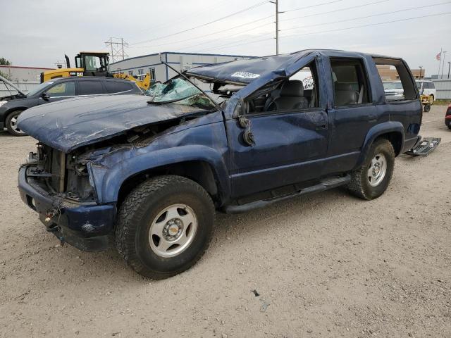 CHEVROLET TAHOE 2000 blue  gas 1GNEK13R9YR176401 photo #1