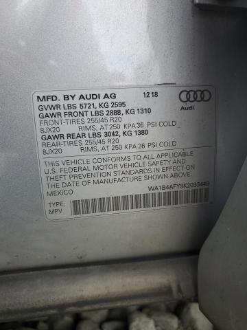 2019 AUDI SQ5 PREMIU - WA1B4AFY9K2033449
