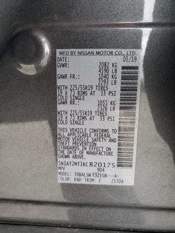 2019 NISSAN ROGUE S - 5N1AT2MT1KC820175