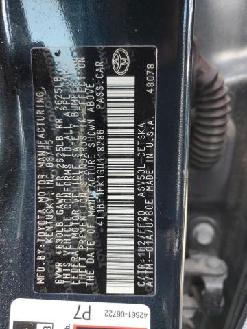 2016 TOYOTA CAMRY LE - 4T1BF1FK1GU118286