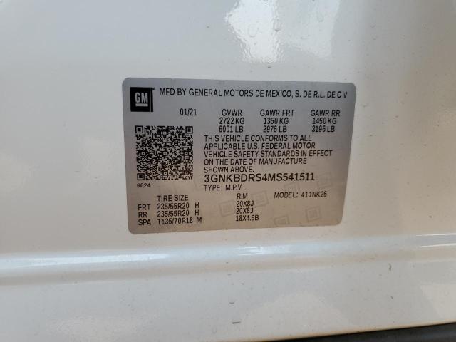 2021 CHEVROLET BLAZER 3LT - 3GNKBDRS4MS541511