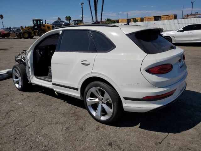 BENTLEY BENTAYGA 2021 white  gas SJAAM2ZVXMC032804 photo #3