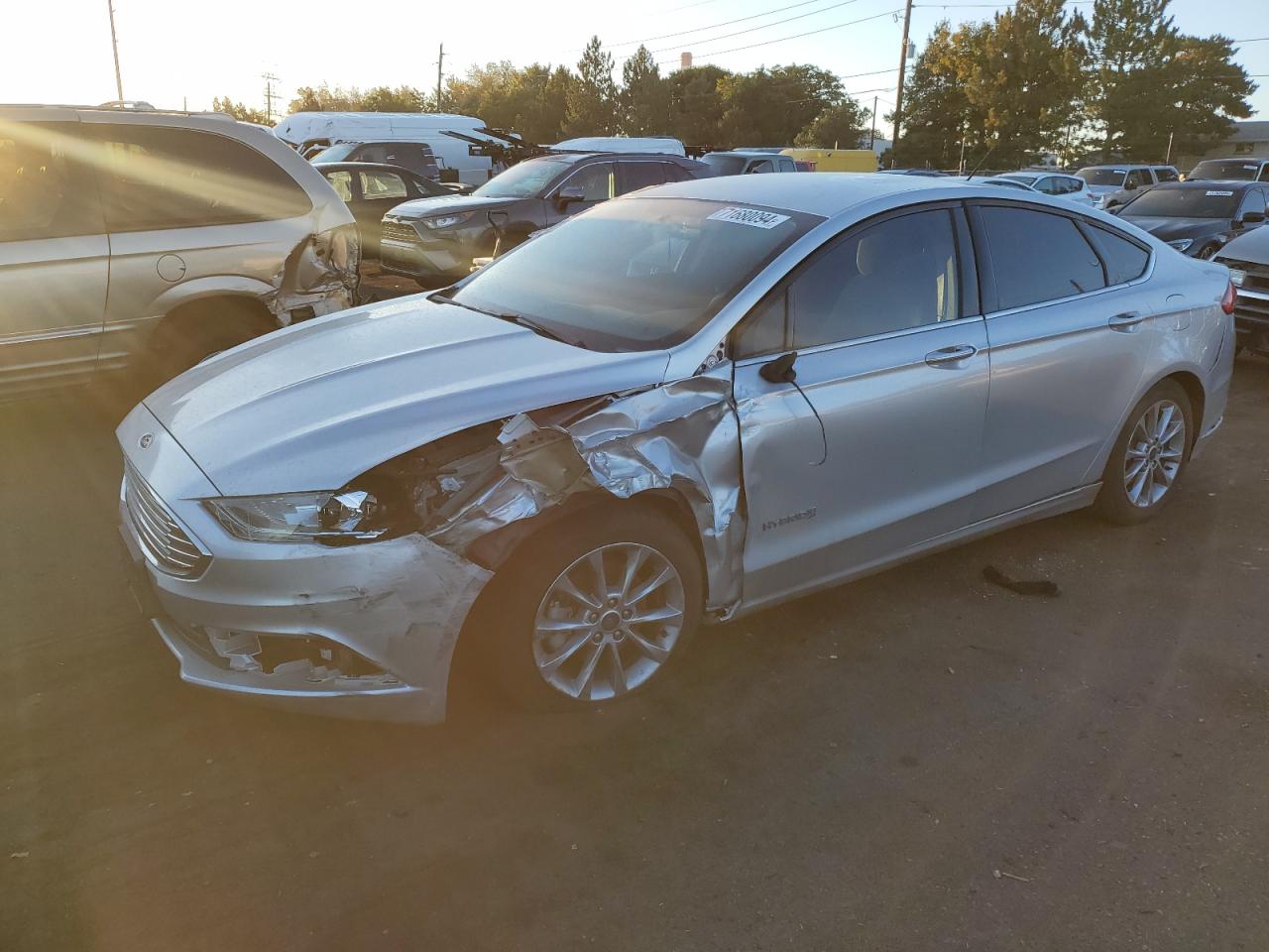 3FA6P0UU1HR119860 FORD FUSION S H 2017