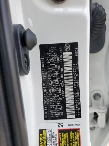 2019 TOYOTA CAMRY L - 4T1B11HK5KU186109