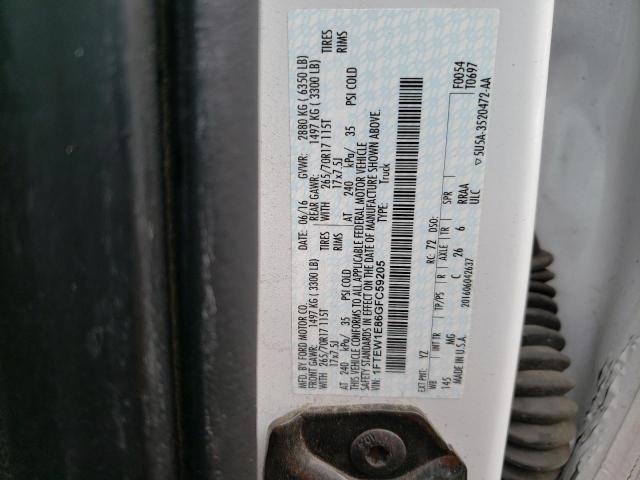 2016 FORD F150 SUPER - 1FTEW1E86GFC59205