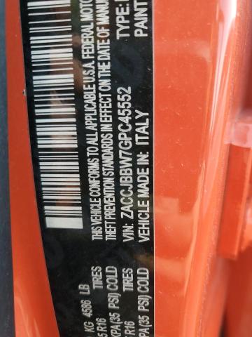 2016 JEEP RENEGADE L - ZACCJBBW7GPC45552