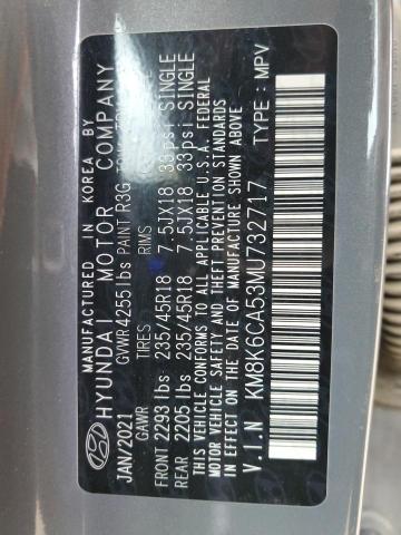2021 HYUNDAI KONA NIGHT - KM8K6CA53MU732717