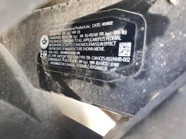 2022 CAN-AM SPYDER ROA - 2BXNBDD21NV001780