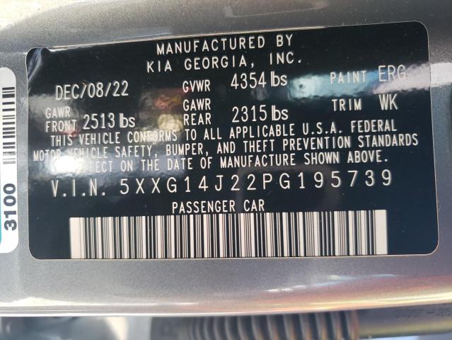 2023 KIA K5 LXS - 5XXG14J22PG195739