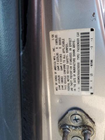 2006 HONDA ACCORD EX 1HGCM56746A074500  72657944