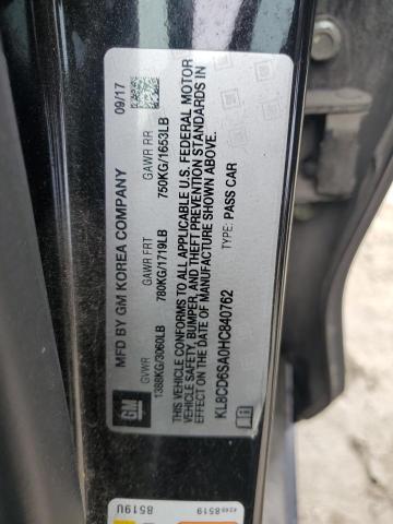 2017 CHEVROLET SPARK 1LT - KL8CD6SA0HC840762