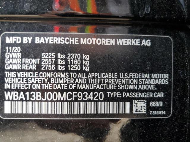 2021 BMW 530 XI - WBA13BJ00MCF93420