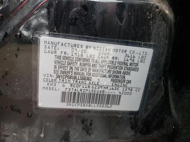 2020 NISSAN KICKS S - 3N1CP5BV8LL550362