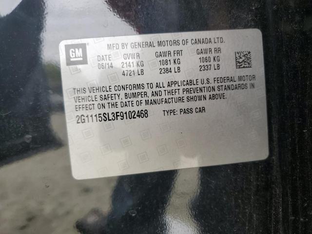2015 CHEVROLET IMPALA LT - 2G1115SL3F9102468