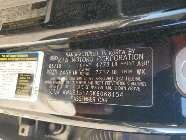 2019 KIA STINGER - KNAE15LA0K6068154