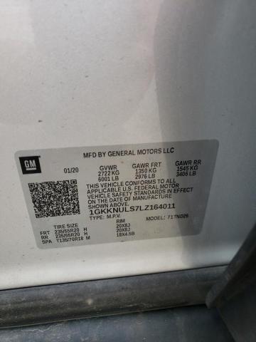 VIN 1GKKNULS7LZ164011 2020 GMC Acadia, Slt no.13