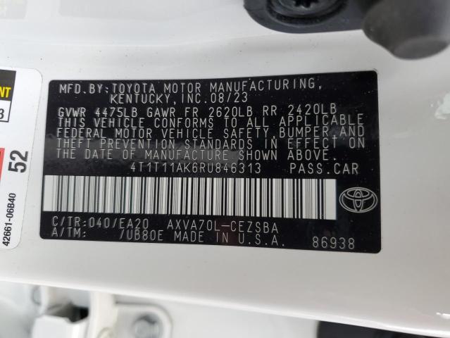 2024 TOYOTA CAMRY SE N - 4T1T11AK6RU846313