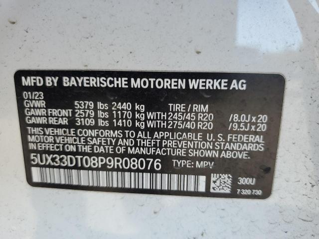 VIN 5UX33DT08P9R08076 2023 BMW X4, Xdrive30I no.13