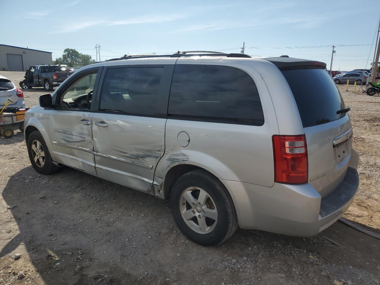 DODGE GRAND CARA 2009 silver  gas 2D8HN54159R667056 photo #3