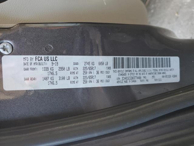 VIN 2C4RDGCG9KR774480 2019 Dodge Grand Caravan, Sxt no.13