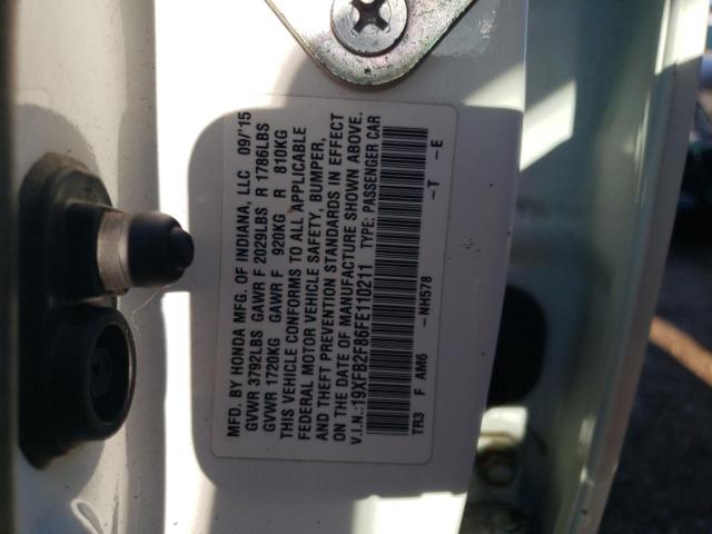 2015 HONDA CIVIC EX - 19XFB2F86FE110211
