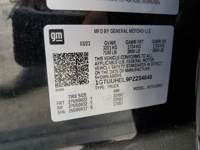 2023 GMC SIERRA K15 - 1GTUUHEL9PZ234649