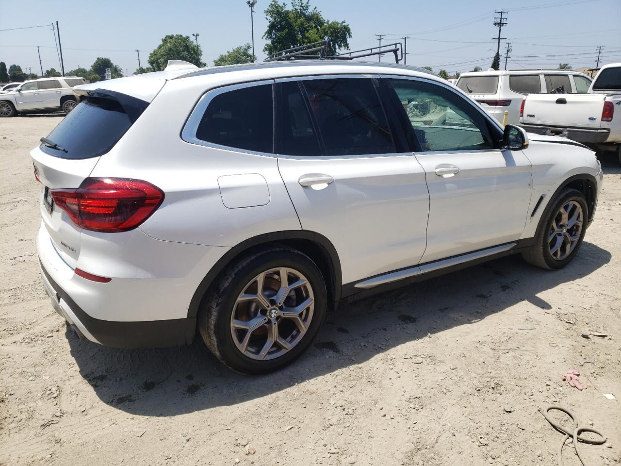 BMW X3 SDRIVE3 2021 white  gas 5UXTY3C06M9E56140 photo #4