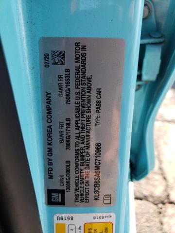 2021 CHEVROLET SPARK LS - KL8CB6SA6MC710968