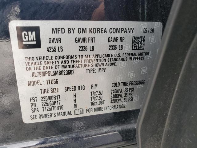 2021 CHEVROLET TRAILBLAZE - KL79MPSL5MB023602
